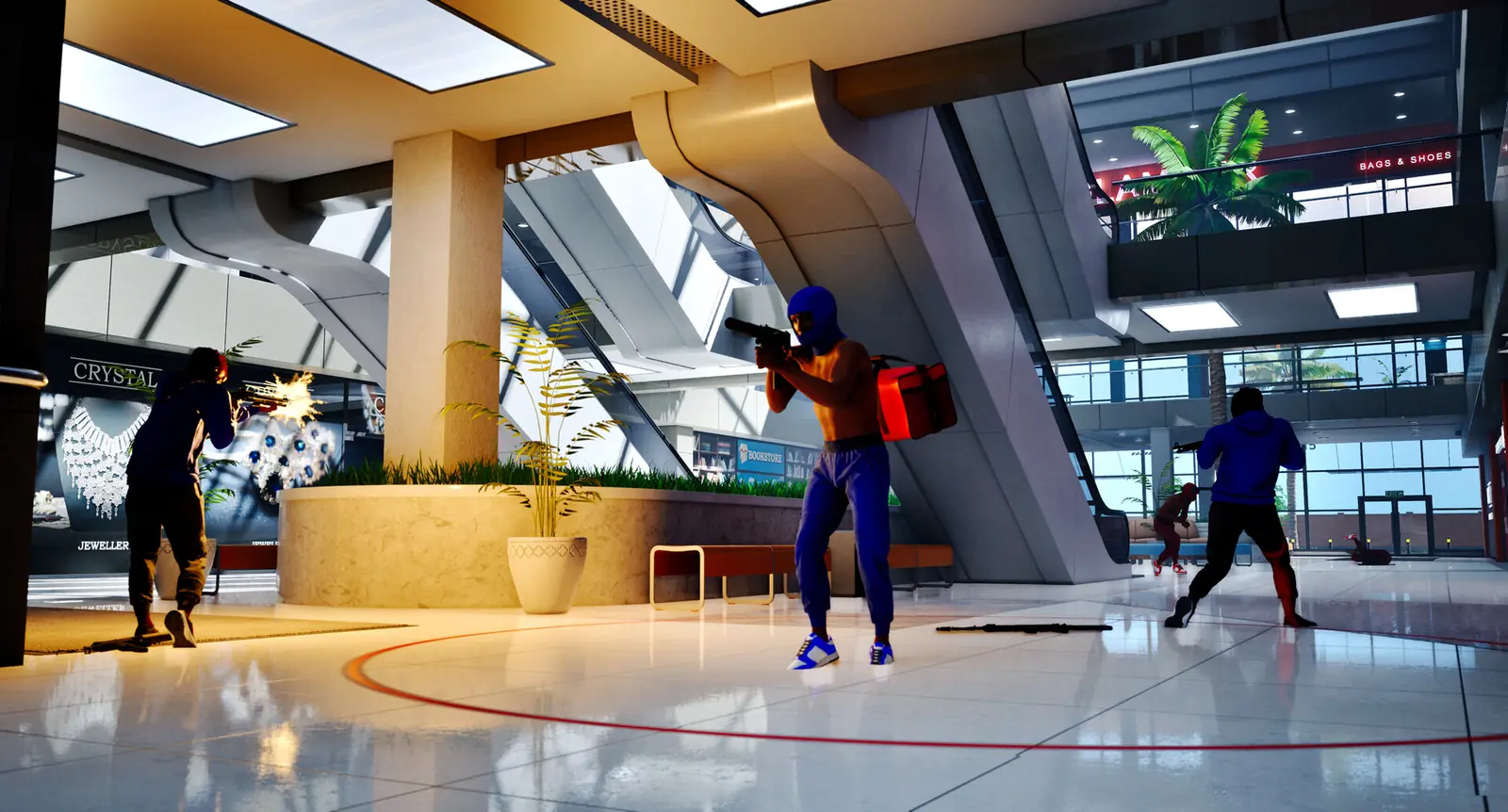 Hood Warfare 2 Chicago Mall Map: Interior Routes and Angles